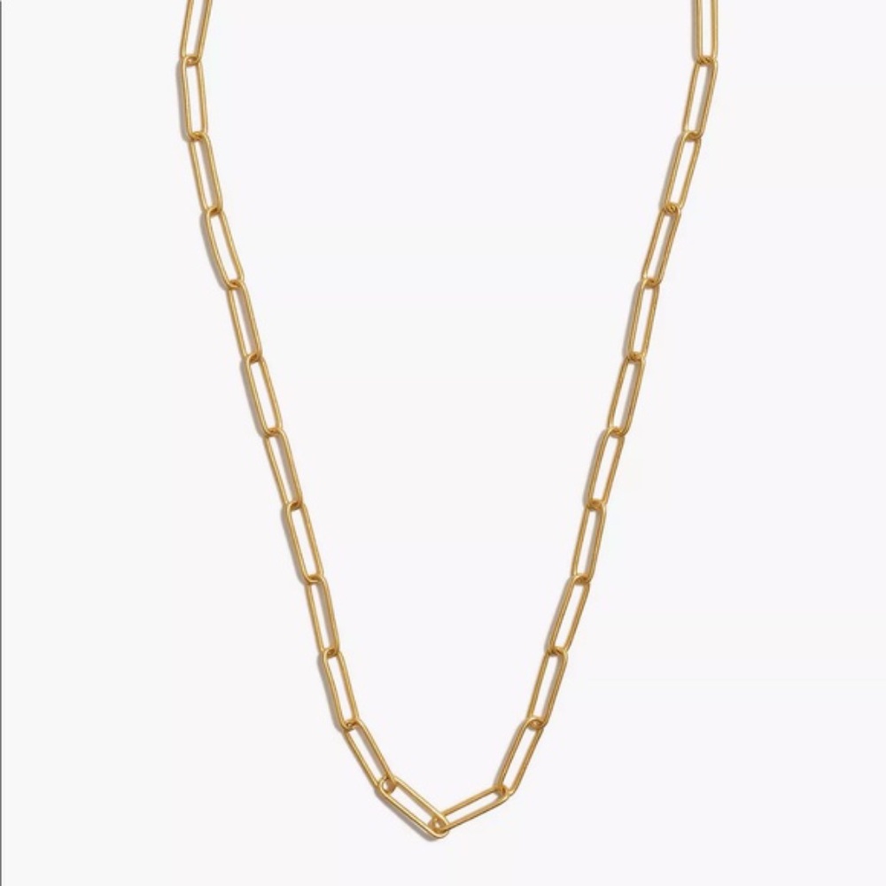 Madewell Paperclip Paper Clip Necklace